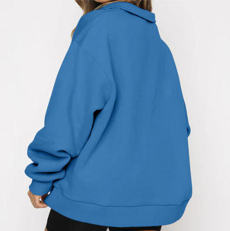 Charlotte – kadınlar için yaka detaylı sweatshirt