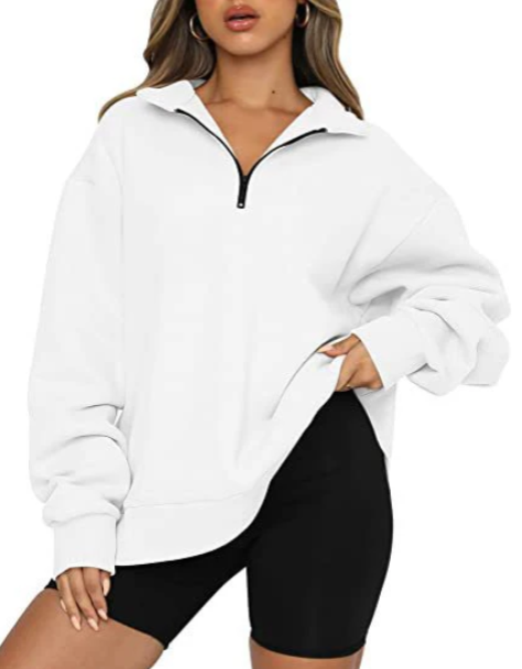Charlotte – kadınlar için yaka detaylı sweatshirt