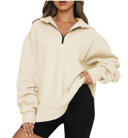 Charlotte – kadınlar için yaka detaylı sweatshirt