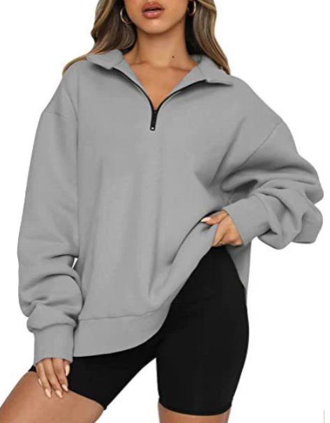 Charlotte – kadınlar için yaka detaylı sweatshirt