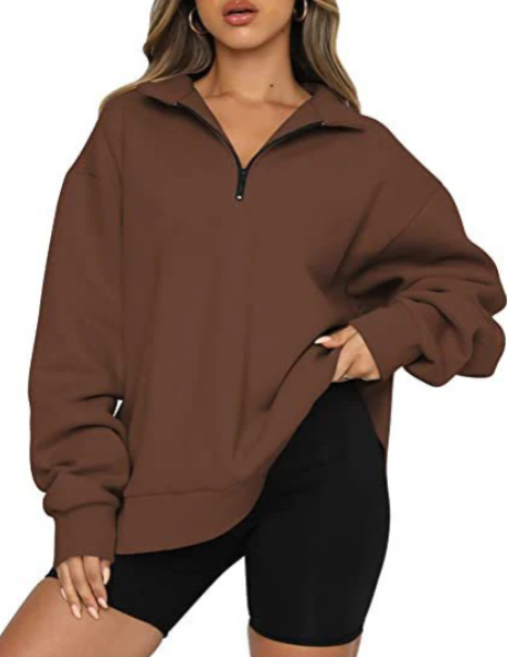 Charlotte – kadınlar için yaka detaylı sweatshirt