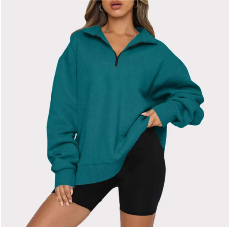 Charlotte – kadınlar için yaka detaylı sweatshirt
