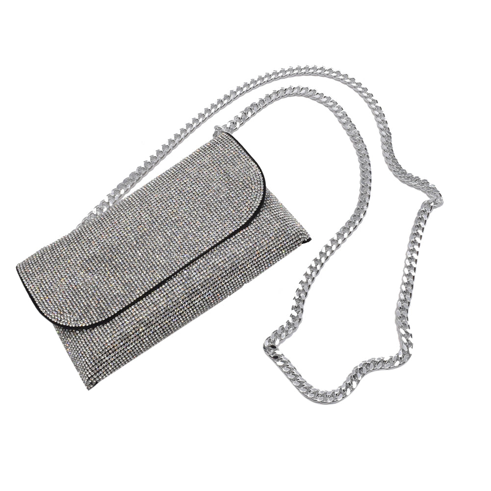 Bellachicha Glamourlu Akşam Clutch'u - Akşam Yemekleri, Partiler ve Düğünler İçin Parlak Kadın Çantası