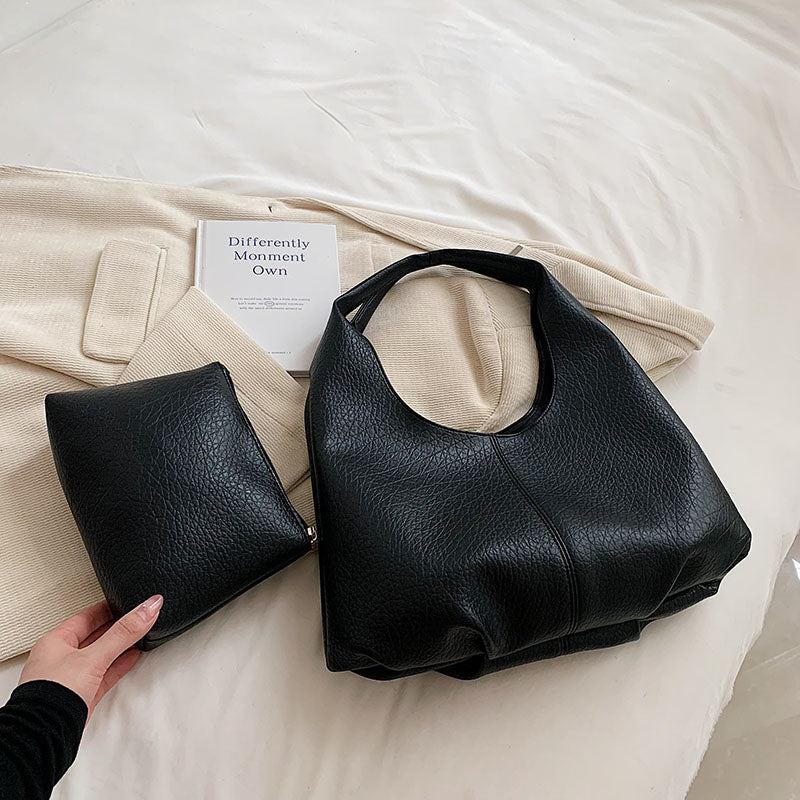 Bellachicha Sol Büyük Omuz Çantası | Kadın Çantası Retro Tote Çantalar