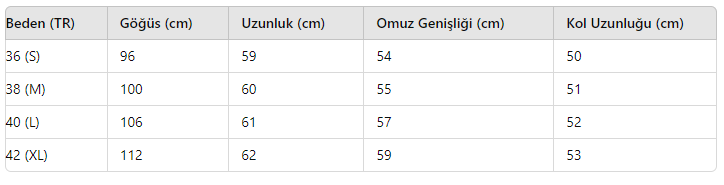 KADIN KAZAK HY1232