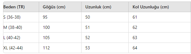 KADIN KAZAK HY1235