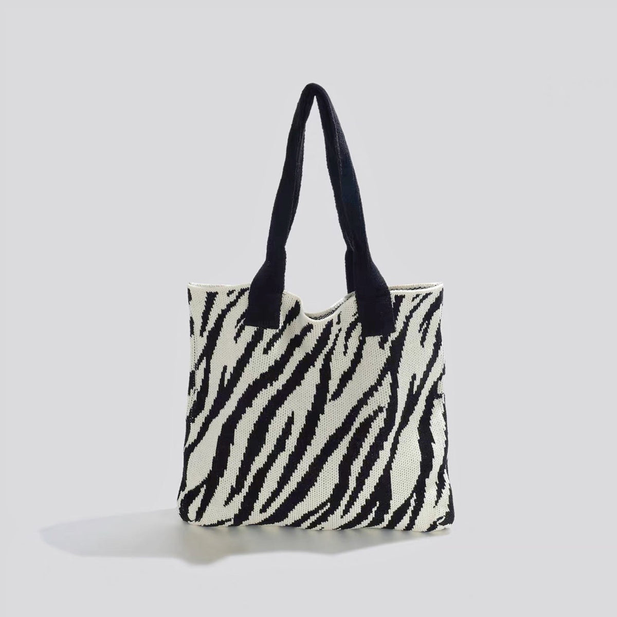 Zebra Desenli Alışveriş Çantası