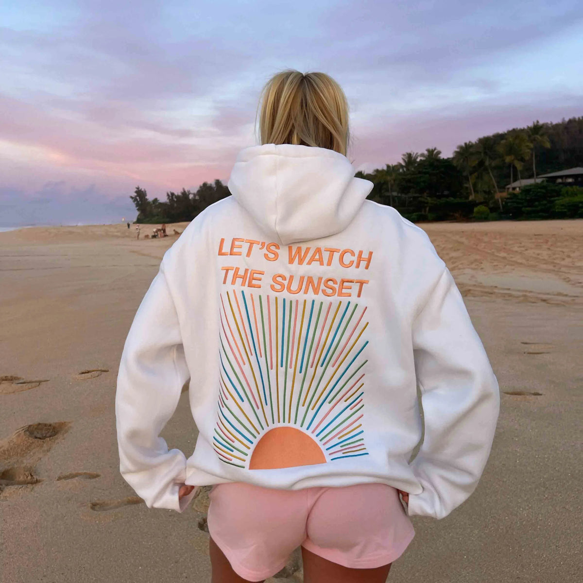 Lola - Yazılı Şık Kapüşonlu Sweatshirt