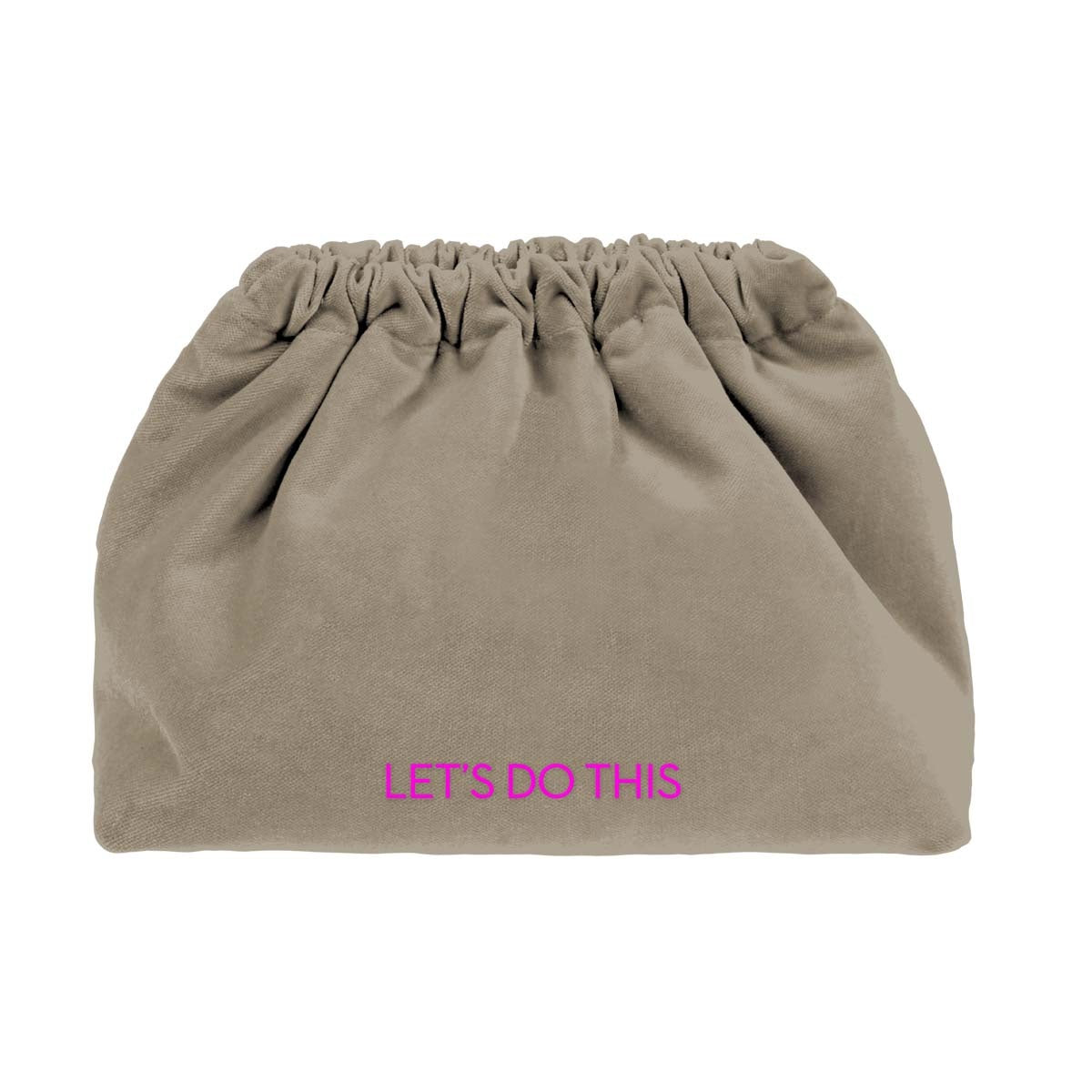 Bunu Yap - Kadife Clutch Çanta