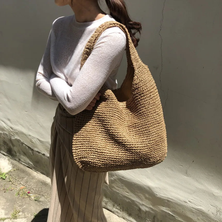 Rattan | Örgü Plaj Çantası